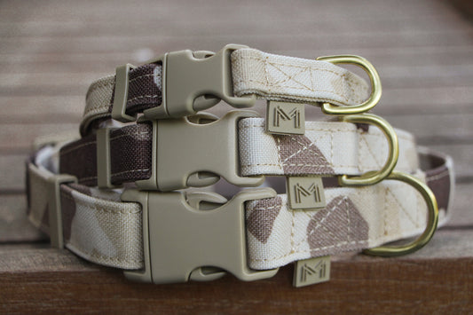 Camouflage Patterned Adjustable Dog Collar