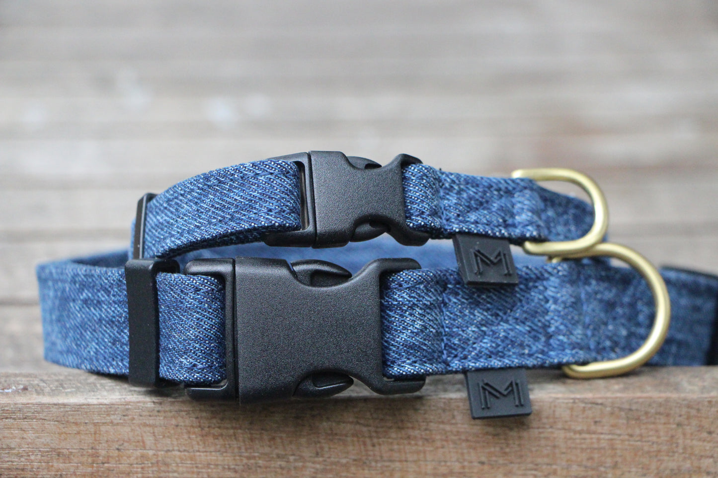 Adjustable Denim Dog Collar