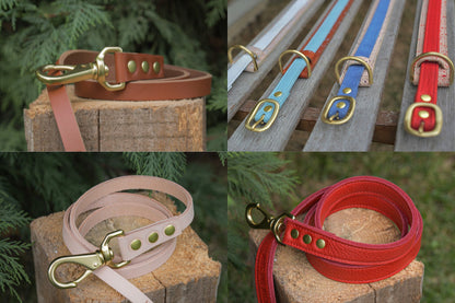 Two-Layer Leather Dog Collar